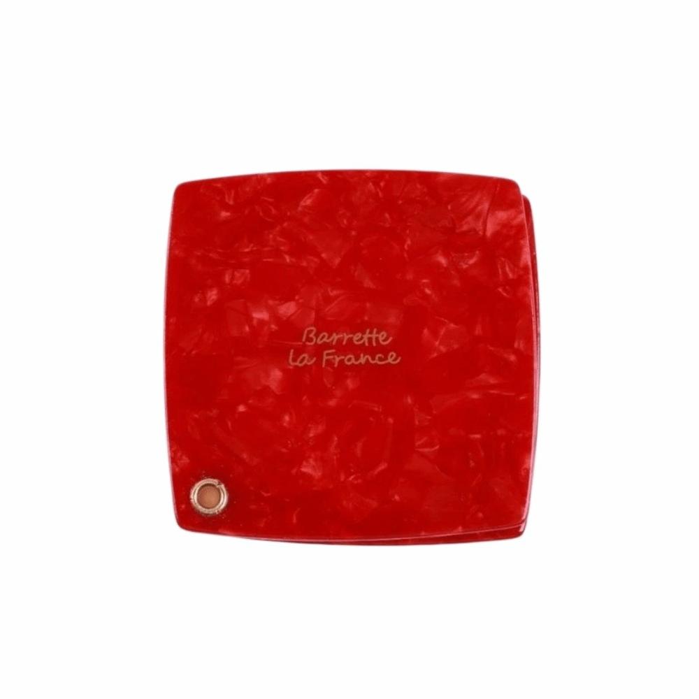 Square Portable Mirror Mini Pocket Rotating Mirror Handheld Acetate Makeup Mirror Touch-ups Style 5