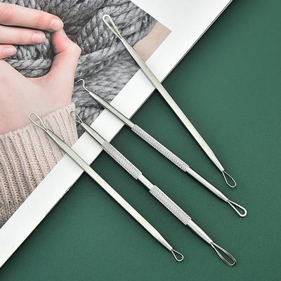 Doppelköpfe Akne Nadel Mitesser Makel Squeeze Pickel Extraktor Entferner Spot Cleaner Beauty Hautpflege-Tool