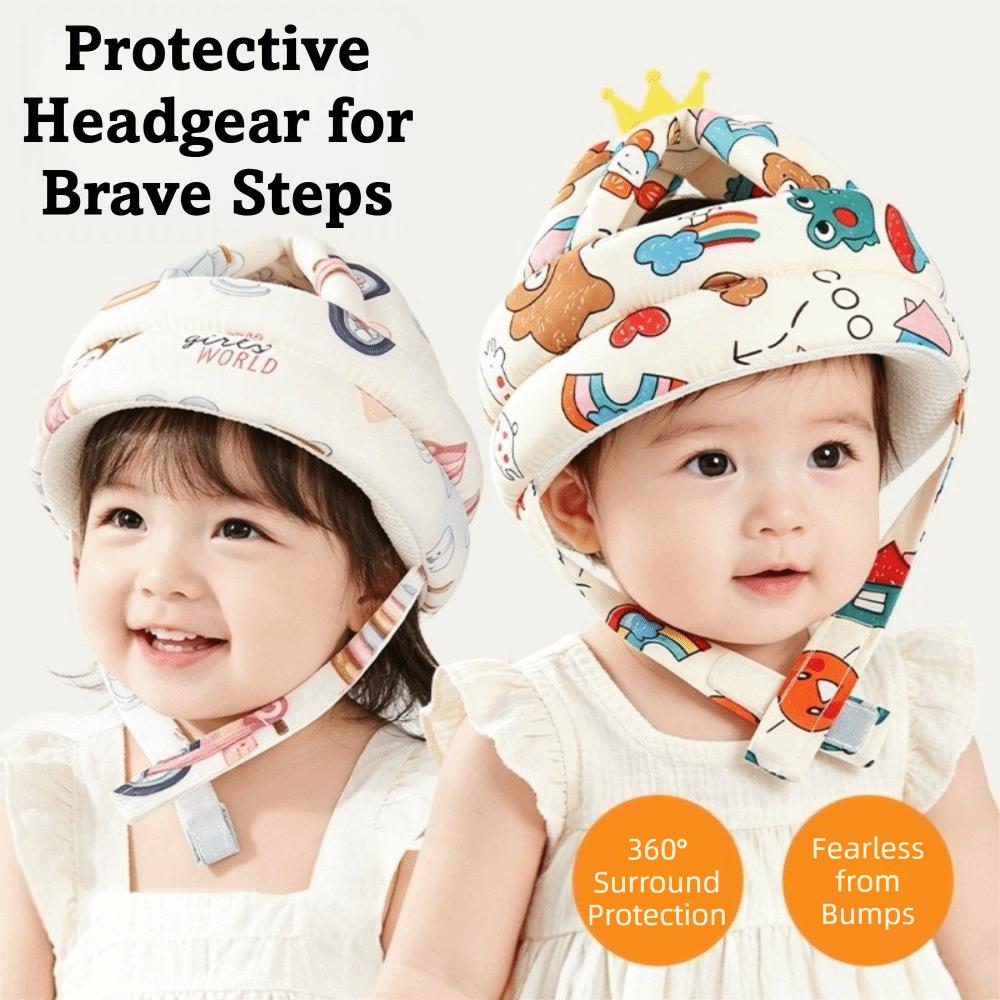 Adjustable Anti-Collision Helmet Soft Head Protector Hat Essential Infant Safety Cap  0-1Y Kid