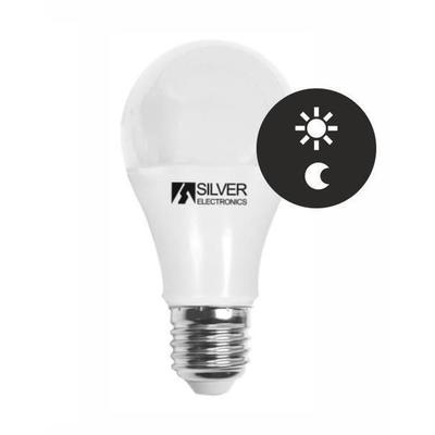 LED Bulb - SILVER ELECTRONICS - E27 - 7W - 3000K - with Twilight Sensor