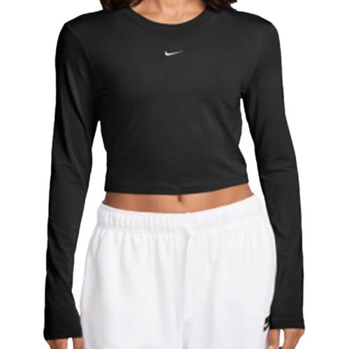 Nike Футболки женские черные HF5323-011 EU S чёрный