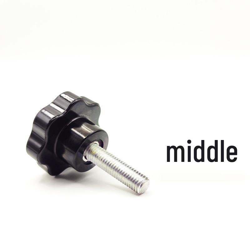 Phenolic Plum Blossom Handwheel and Star Handle with Threaded Rod Screw