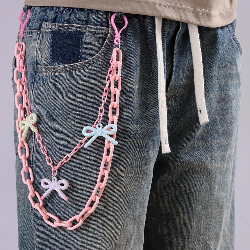 Metal Multilayer Butterfly Waist Chain For Women Summer Hip Hop Fashion Accessory