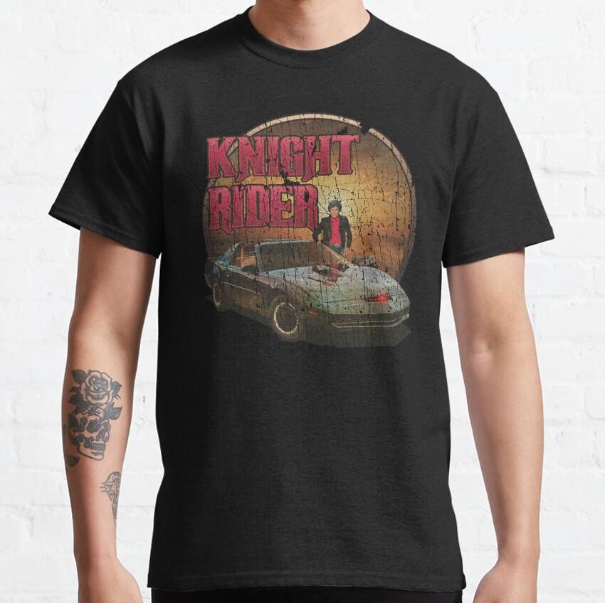 Knight Rider Kitt Ghostbustears Men T Shirts The Car's The Star Casual Tees Short Sleeve david hasselhoff Cotton 6XL Tops