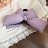Three-Dimensional Bow Princess Head Women Hairpin Advanced Sense Back Head Hair Disc Grab Clip Shark Clip Hair
