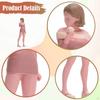 1:64 Girl Miniature Figure Diorama Decorative Ornament Small Collections Trains Architectural Models