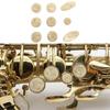 Decorative Abalone Key Inlays Set Soprano Sax Replacement Part Musician Sax Key for Tenors Altos Soprano Saxophones