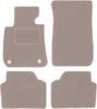 Beige Velours-Fußmatten für: BMW 3 E90 Limousine (2004-2011)
