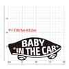 Sticker Town BABY IN THE CAR Baby Car B Blue