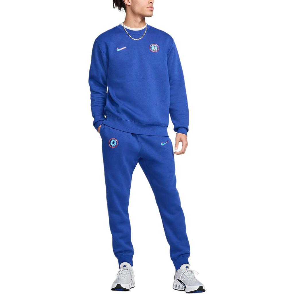 Nike Chelsea Fc Club Men's Nike Soccer Crew Neck Sweatshirt FQ3008-495