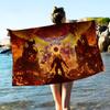 Game D-DoomS E-Eternal Microfiber Printed Beach Towel Mountain Climbing Yoga Beach Swimming Running Absorbent Soft Towel
