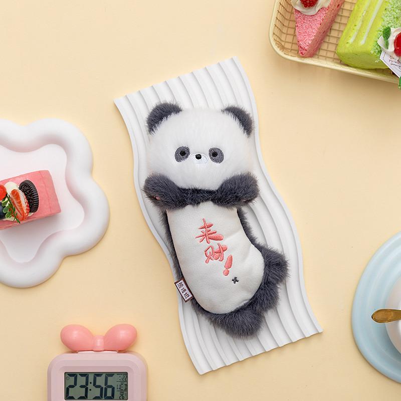 Cute Cartoon Panda Cow Pig Design Wrist Plush Pad For Office Desk Comfort