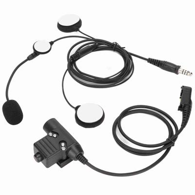 Motorradhelm-Headset Professionelles 7,1-mm-Helm-Headphone mit U94-PTT für MOTOROLA XiR P6600