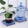 Flower Pot Tray with Movable Universal Wheels Heavy-Duty Balcony Succulents Potted Plant  Base with Rollers