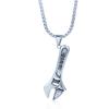 Titanium Steel Men'S Necklace Wrench Pendant, Fashionable Personality And Creativity
