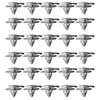 Molding Arch Trim Clips Trim Wheel 0713275782 30Pcs