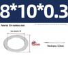304 Stainless Steel Ultra-Thin Flat Washers - Available in Thickness: 0.1mm, 0.2mm, 0.3mm, 0.5mm