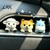Car Interior Fragrance Clips Cute Pet Air Vent Clip, Elephant/Dog/Lamb/Hippo/Penguin Dashboard Decorative Clip Trim Resin Freshener Diffuser for Auto