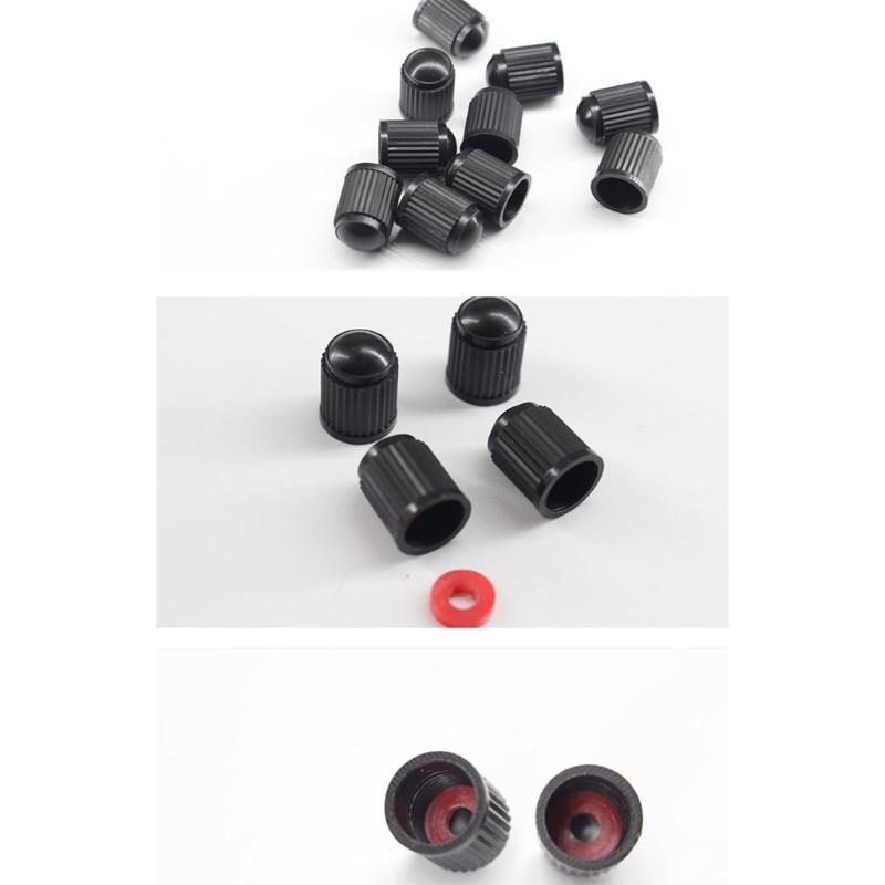 Corrosion Resistant Valves Stem Caps with Sealing Gaskets Leak Proof Design for Car Motorcycle Electric Vehicle