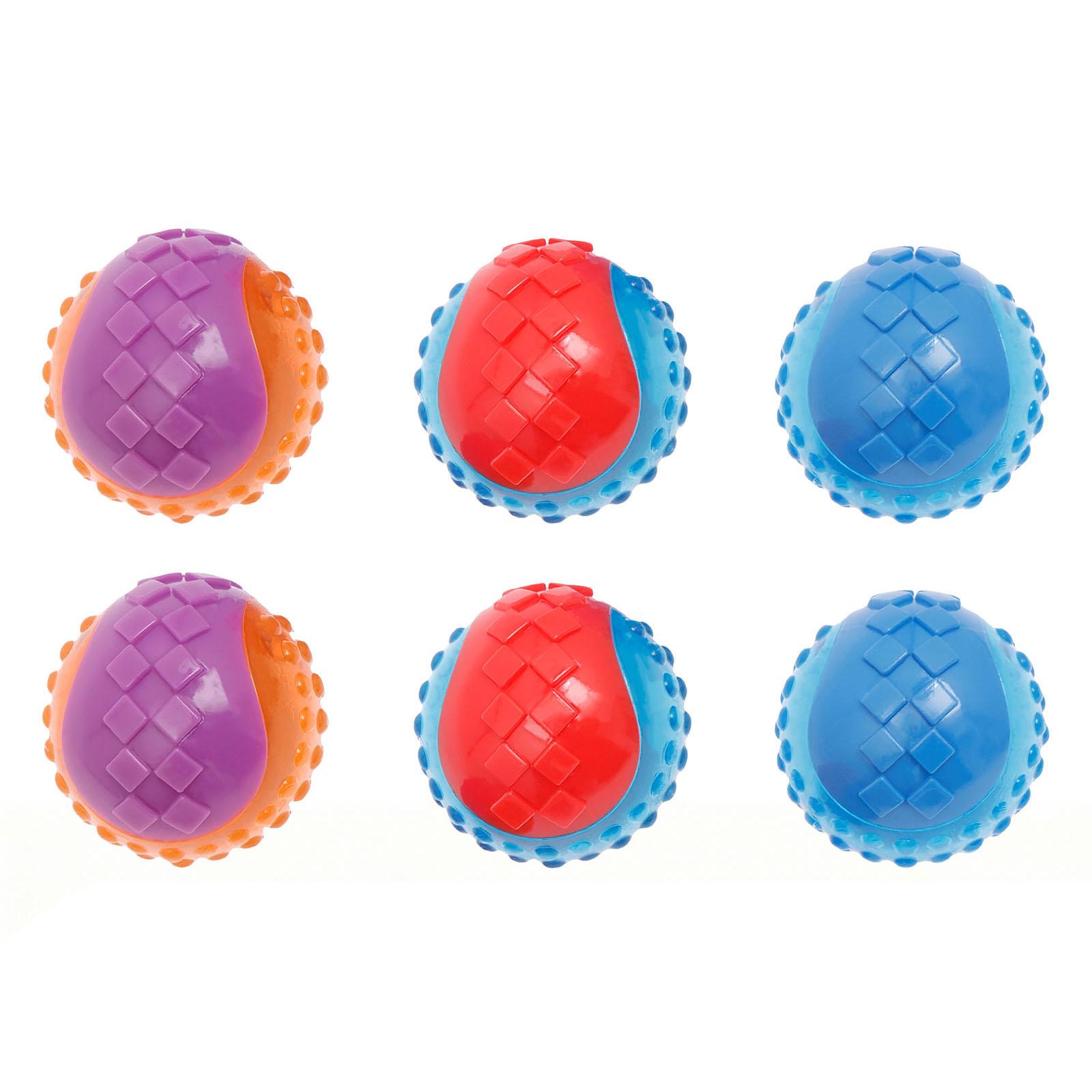 Dogs Interactive Toys Squeaky Dog Ball Strong Bite Resistance Squeaky Dog Toy for Training and Boredom Chew Ball Dogs Toys