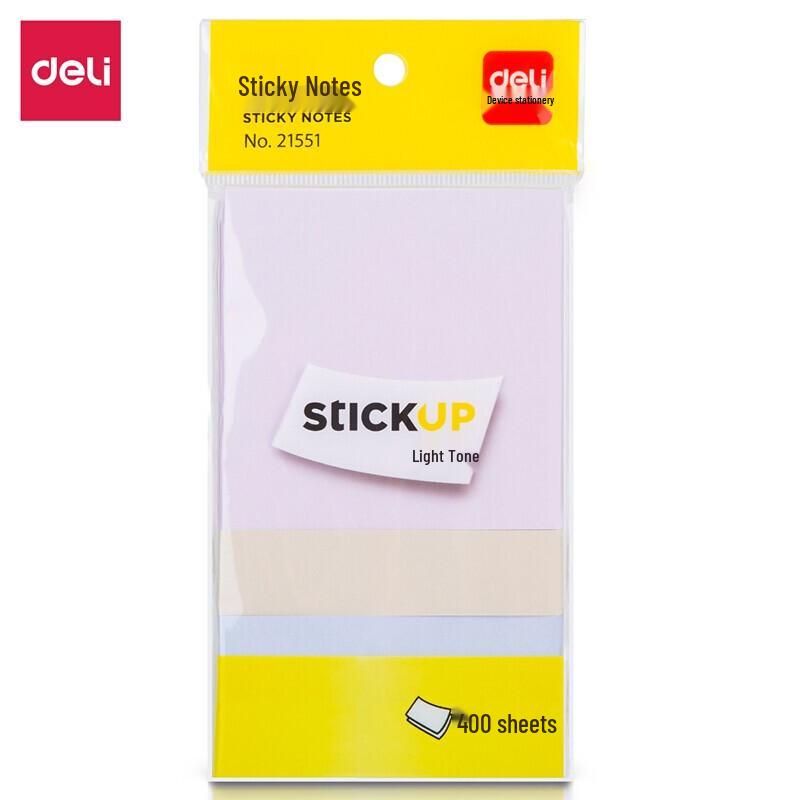 Deli 21551 Pastel Sticky Notes Pad