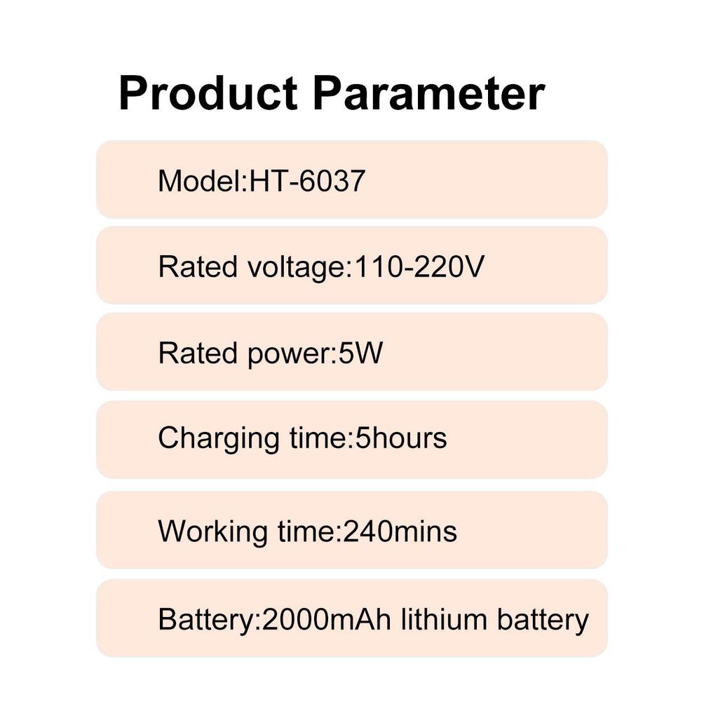 Hair Clippers for Men Professional Cordless Barber Clippers for Hair Cutting Grooming Rechargeable Beard Trimmer