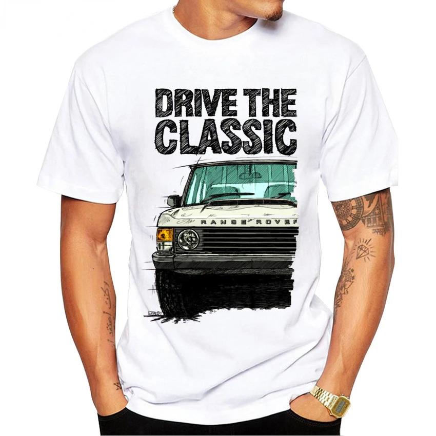 2025 new model Mens Short Sleeve TShirt Classic OffRoad Racing Shirt Car Design Harajuku White Casual Summer Casual Fashion T