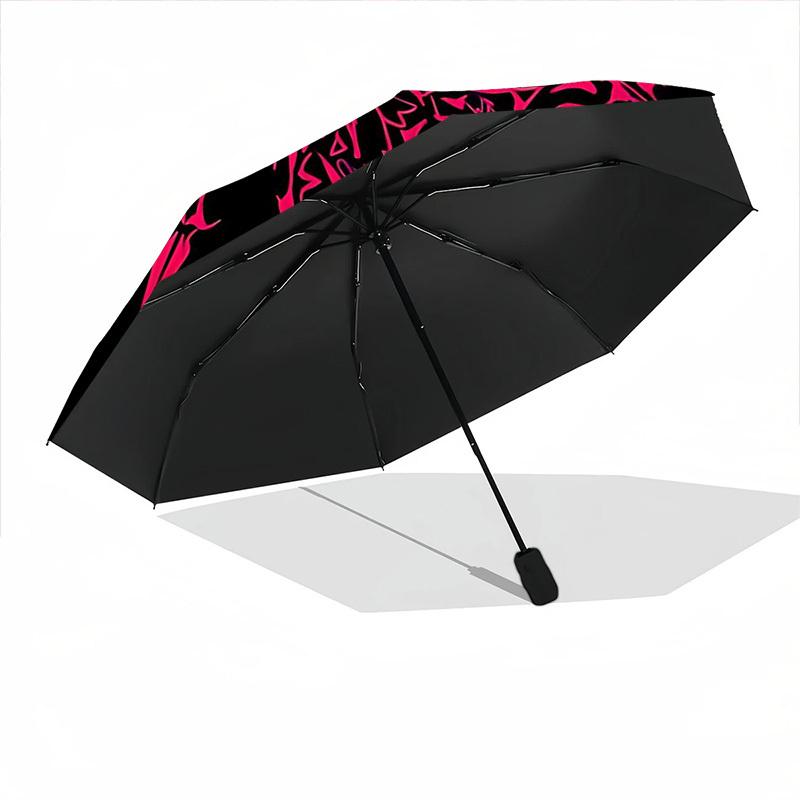 1pc Butterfly Sword Automatic Open/Close Umbrella, Windproof, Folding Compact Umbrella with Lightweight Design for Women/Men033