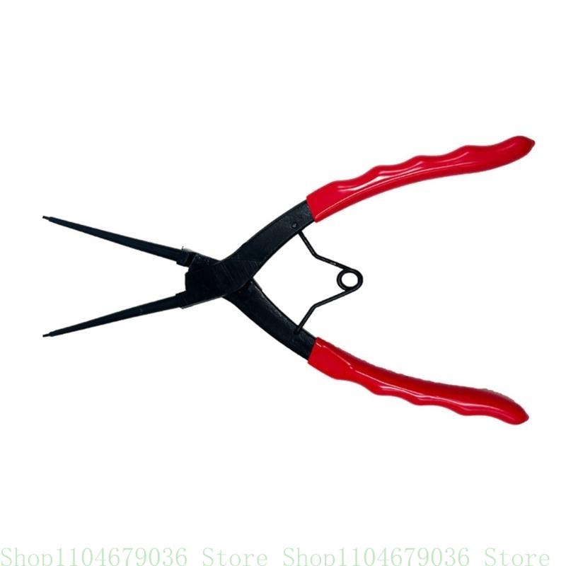Rings Pliers Long Nose Circlip Motorcycle Removal Tool Clamps Fit for Confined Areas High Carbon Steel Construction