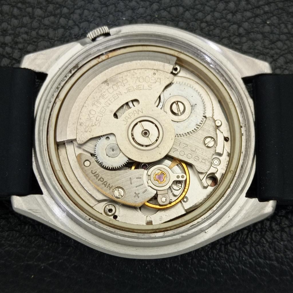 SEIKO VINTAGE AUTOMATIC 7009A JAPAN MENS FERRARI DIAL WATCH a700494-5