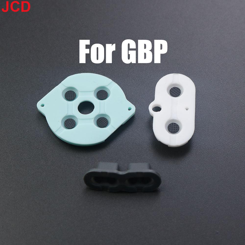 JCD 1 Set Gummi-Leitfähige Tasten für Game Boy Classic GB GBA GBC GBP GBA SP GBM Silikonpad Tastatur A-B D-Pad-Taste