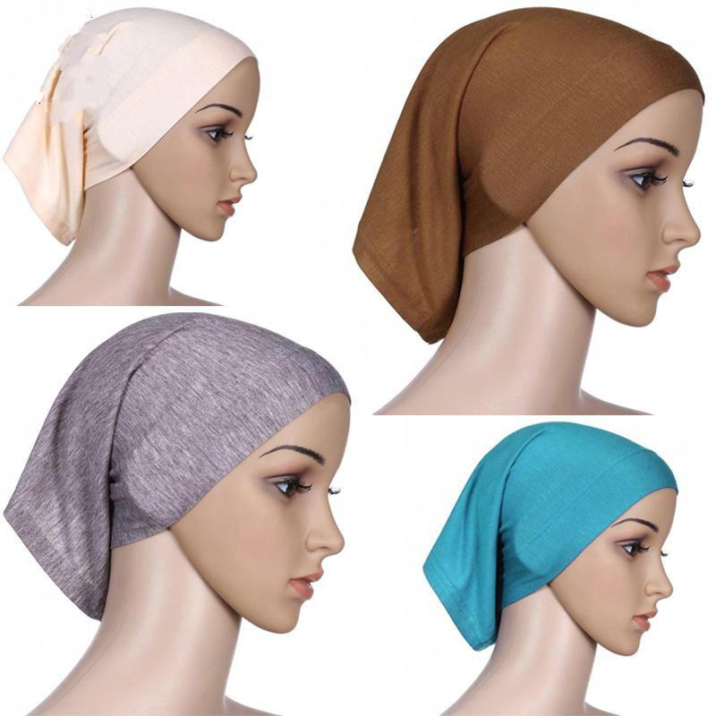 Dameskjerf Bomull Komfortabelt Mykt Underskjerf Hijab