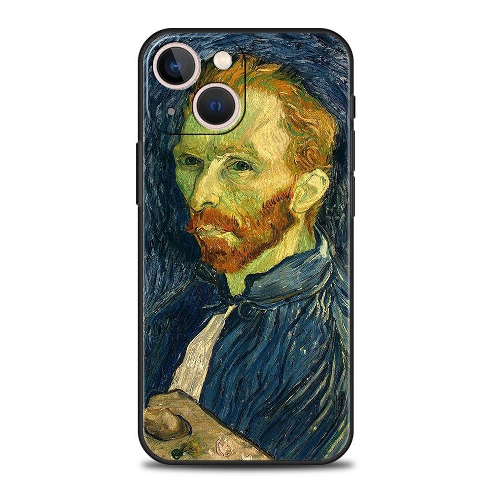Van Gogh Oil Painting Phone Case For iPhone Apple 14 13 Pro Max 12 11 Mini 7 8 Plus XR XS X SE 2020 Cover Shell Soft Coque Funda