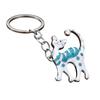 Cat Keychain Pendant Lightweight Metal Keychain Creative Enamel Cat Keyring Portable Key Chain Bag Charms Fun Accessories Gifts
