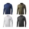 Chemise de pêche légère à capuche pour homme, protection UV, pour l'extérieur, le lancer, séchage rapide, respirante, manches longues, pour l'été et l'automne