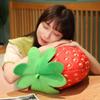 Cute Fruit Kids Pillow Stuffed Strawberry Plush Pillows Super Soft Girls Pillows Cushion Seat Stuffed Strawberry Toy for Kids