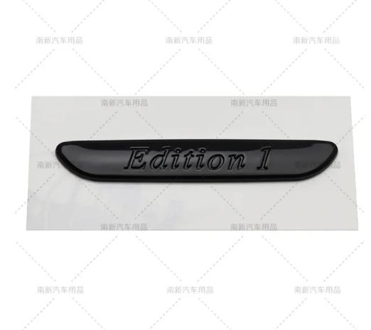 1X EDITION 1 Night Edition C300 C200L GLA CLA Chrome Silver Black Badge Car Styling Logo Stickers Emblem for Mercedes Benz AMG