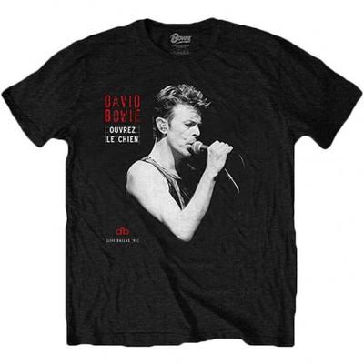 David Bowie Unisex Voksen Dallas Â´95 Bomulls-T-skjorte med trykk på ryggen