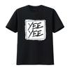 Yee Distressed Square Print T Shirt for Men and Women Fashion Streetwear vintage Washed fashion graphic designer clothes