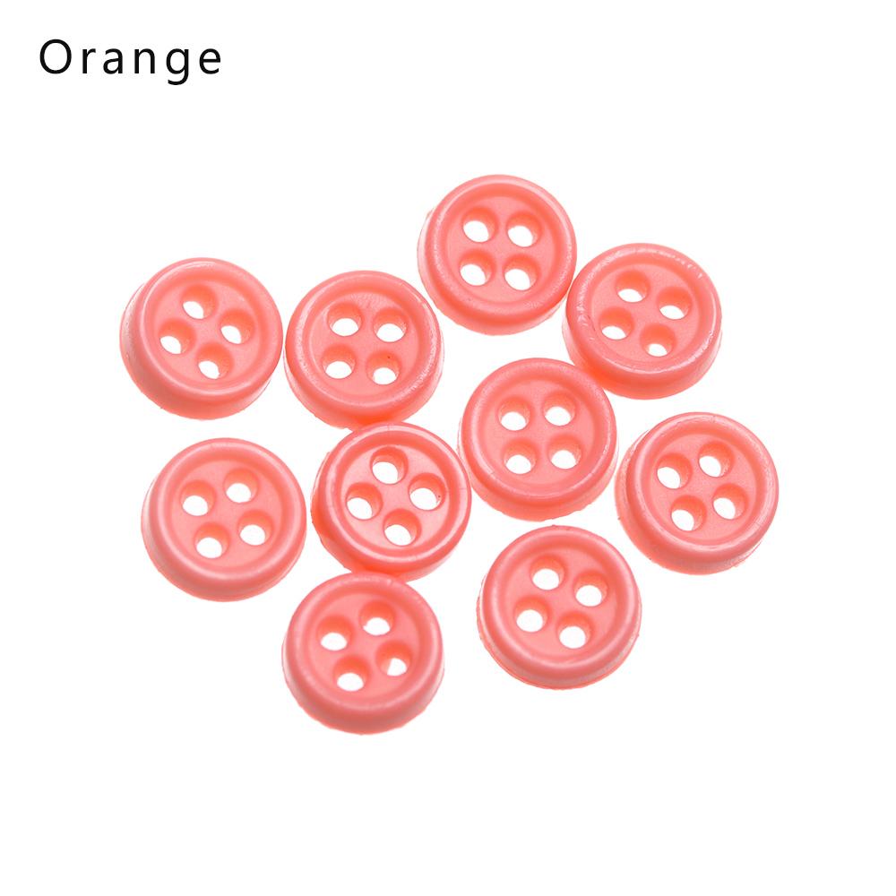 20/40pcs 5mm Mini Button DIY Doll Clothes Metal Printed Buckle Heart Pattern Buckles for 1/6 Doll Clothing Sewing Accessories