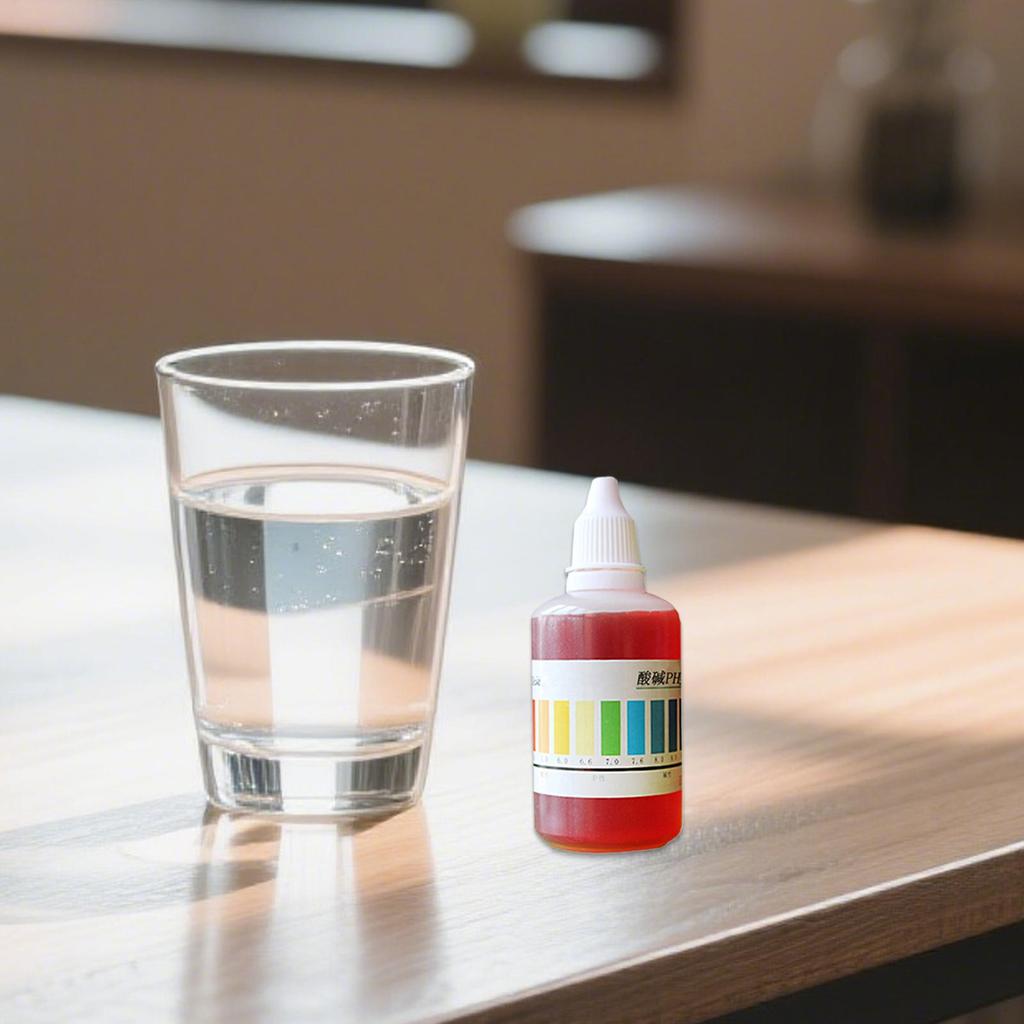 50ml pH Test Drop Accurate Water Quality Tester for Aquarium Freshwater Swimming Pool Laboratory Home School Water Testing Agent