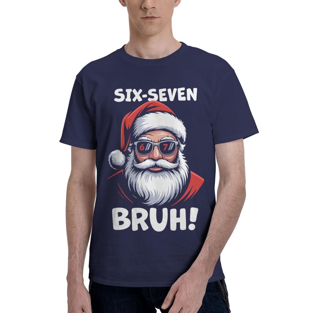 Custom Six Seven 67 T Shirt Unisex Short Sleeve Christmas Tshirts Casual Tee Pure Cotton