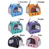 Clear Window Small Animal Travel Carrier Breathable Mesh Comfortable Pet Carrier Bag Safety Ventilation Kitten Outgoing Handbag