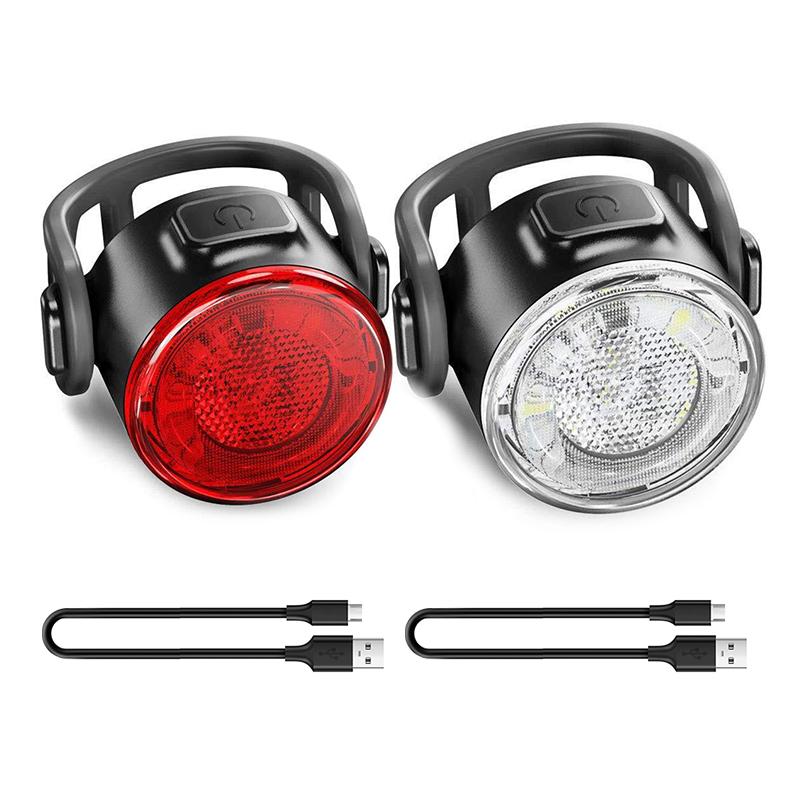 Rechargeable Bike Light Mini Night Safety Warning Taillight Front Rear Bicycle Lamp LED Highlight Riding Taillight Bicycle Light
