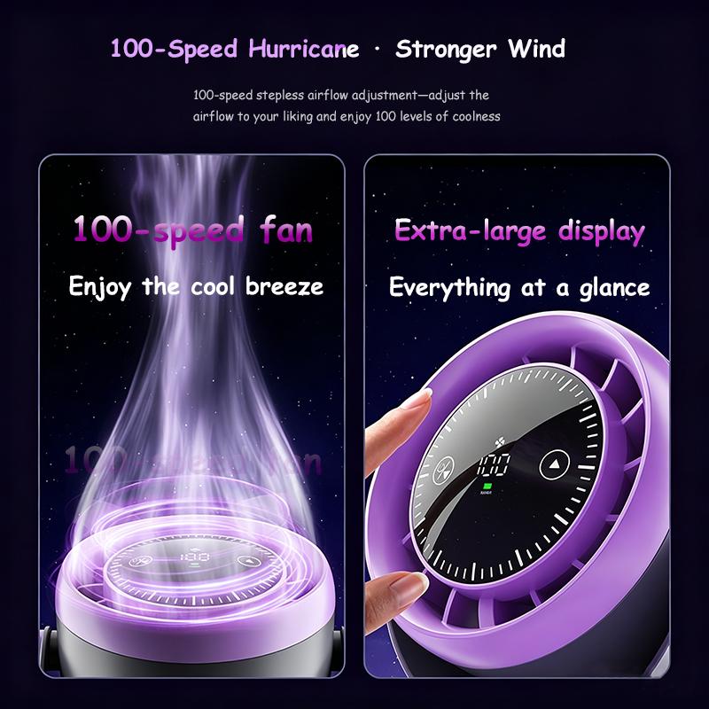 Xiaomi 100-Speed Hurricane Fan, Low-Noise, Large LCD Touch Screen, AC-Style Cooling, Long-Lasting