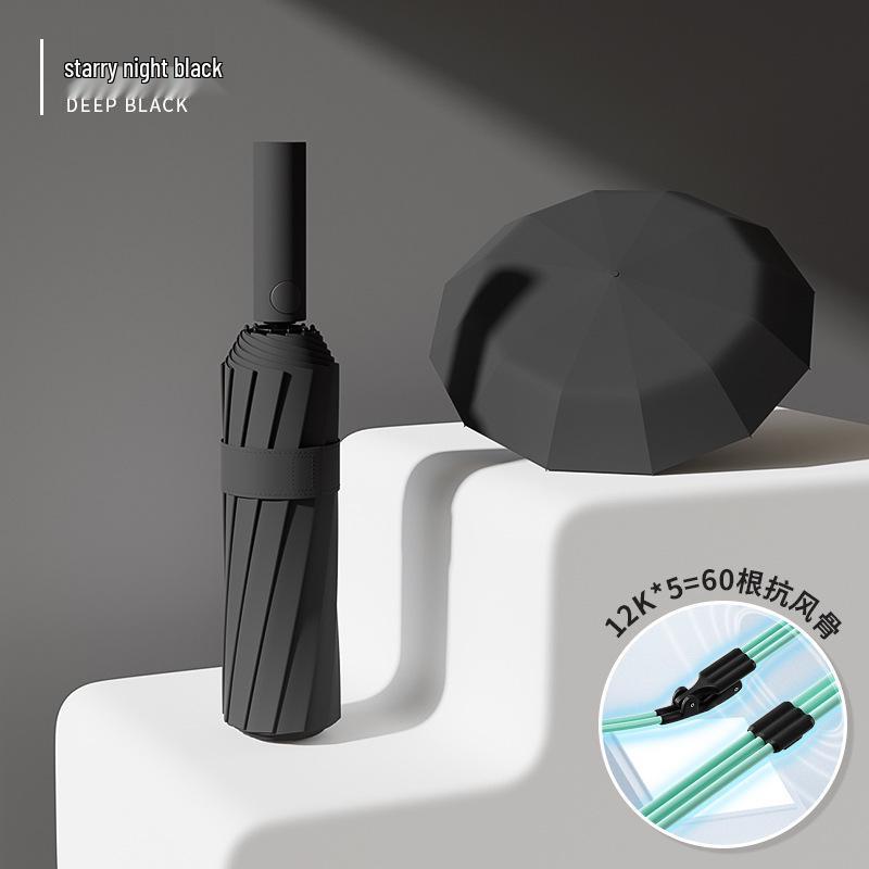 Extra Large Automatic Umbrella with Reinforced Anti-UV Sun Protection and Custom Print