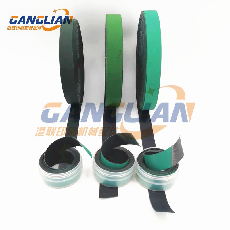 30 Meters Feeder Belt for Heidelberg Conveyor Belt Yellow + green Paper press paper tape Offset printing machine Folding machine