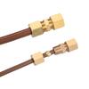 3 4 5 6 8 10-42mm1/8" 3/16" 1/4" 5/16" 3/8"-7/8" Unión de Compresión de Tubo Pulgada Conector de Latón para Tubería Sistema de Lubricación de Aceite