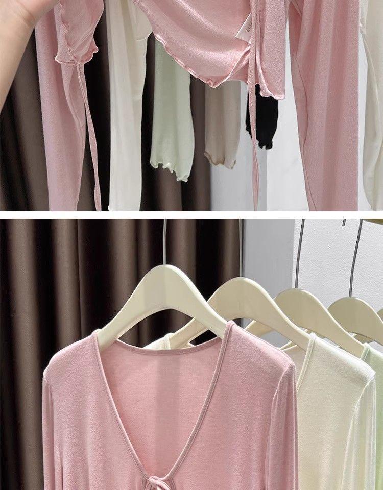 Women's Plus Size Ultra-Thin Ice Silk Sun Protection Cardigan Shawl