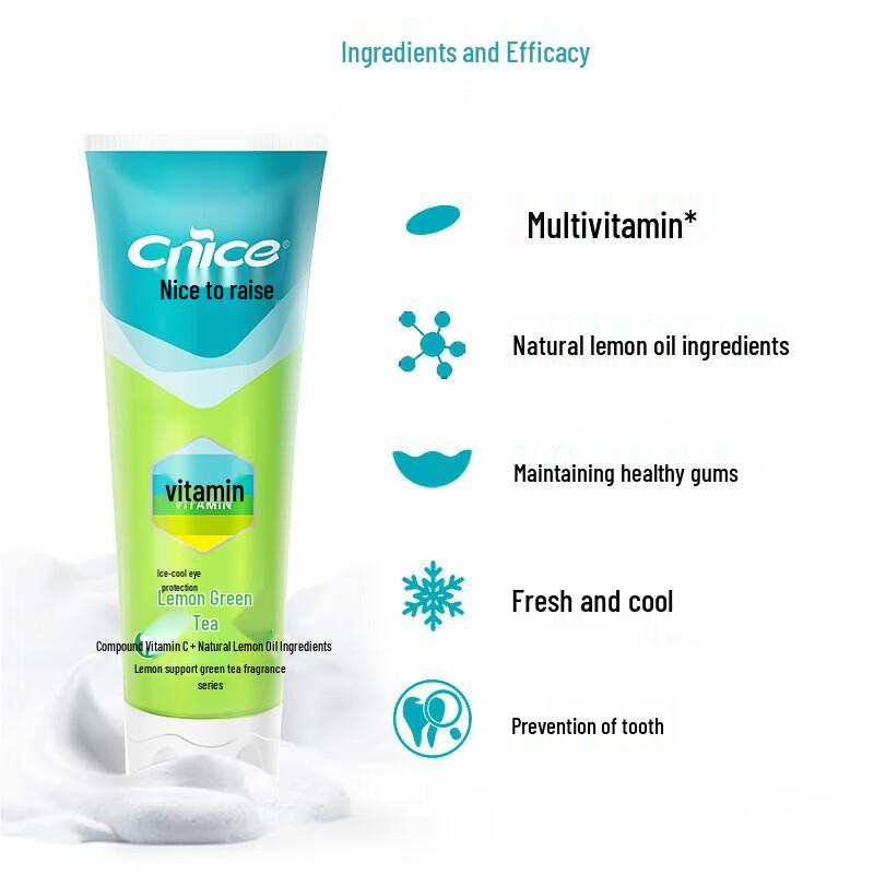 Nice Lemon Green Tea Toothpaste